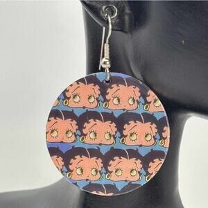 Blue Betty Boop Earrings